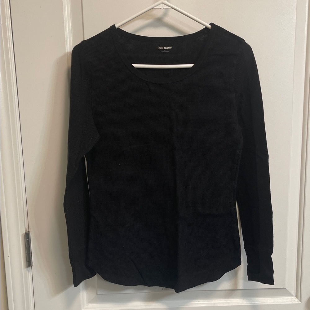 Old Navy Women's Classic Black Long Sleeve Tee